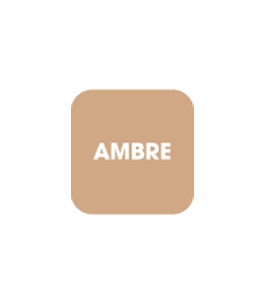 Collant Voile Femme Confort et Résistance LAUVE- Pack de 3 Paires- Collant Voile 18D Ambre