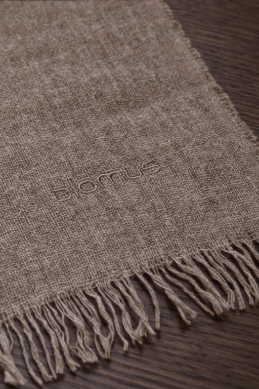 Blomus Merino plaid 130x200 sharkskin