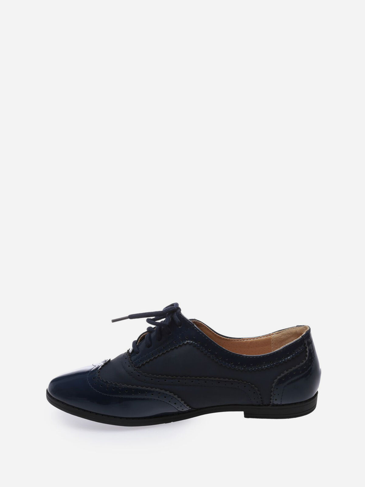 Richelieus bi-matière- Bleu