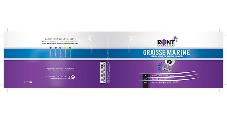 Graisse marine 750 ml en pot RontProduction