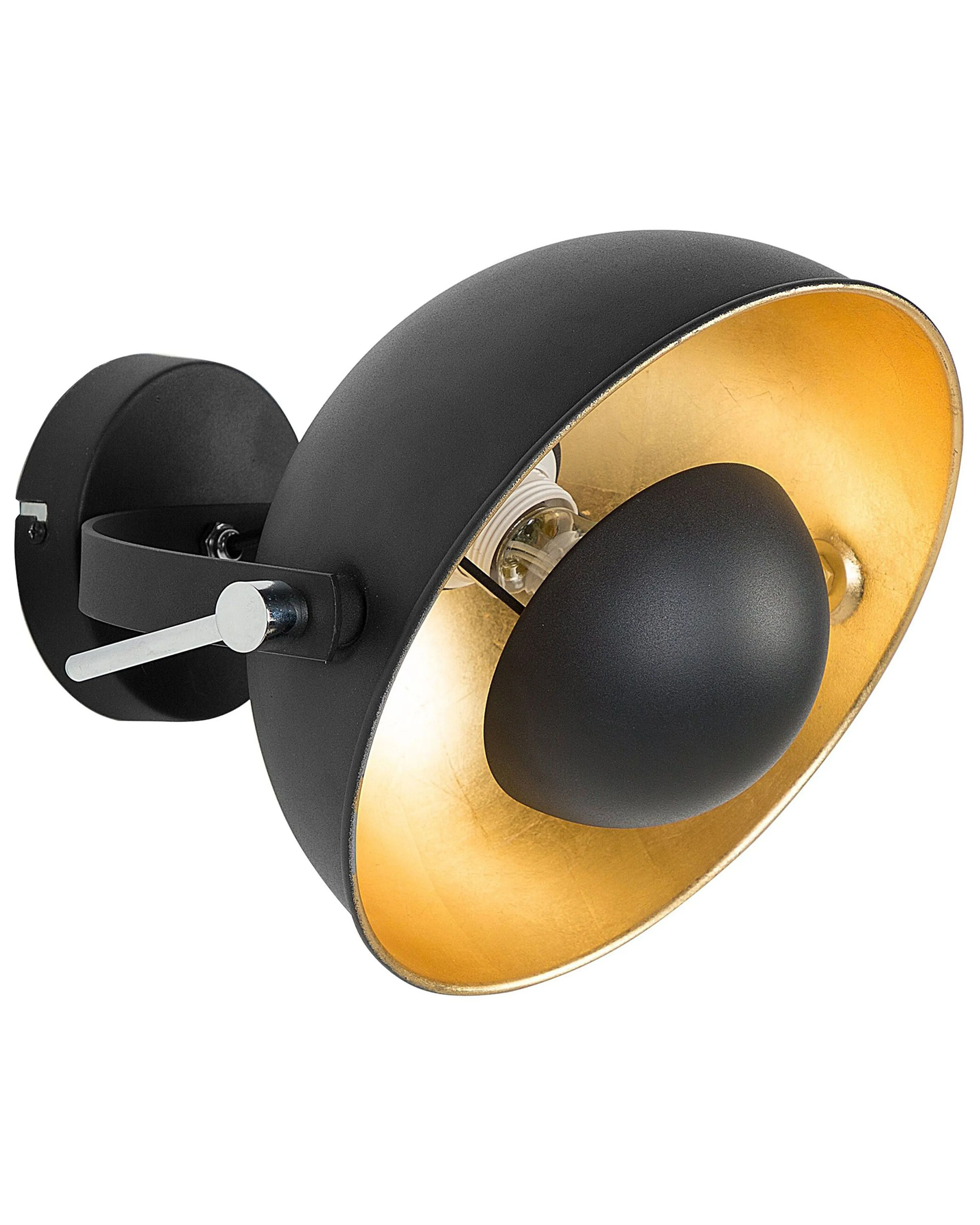 Wandlamp THAMES Metaal Zwart