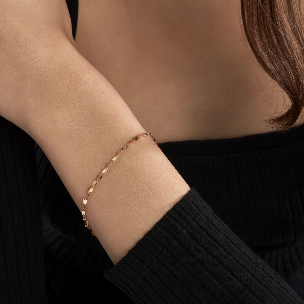 Bracelet Or Jaune Camelie