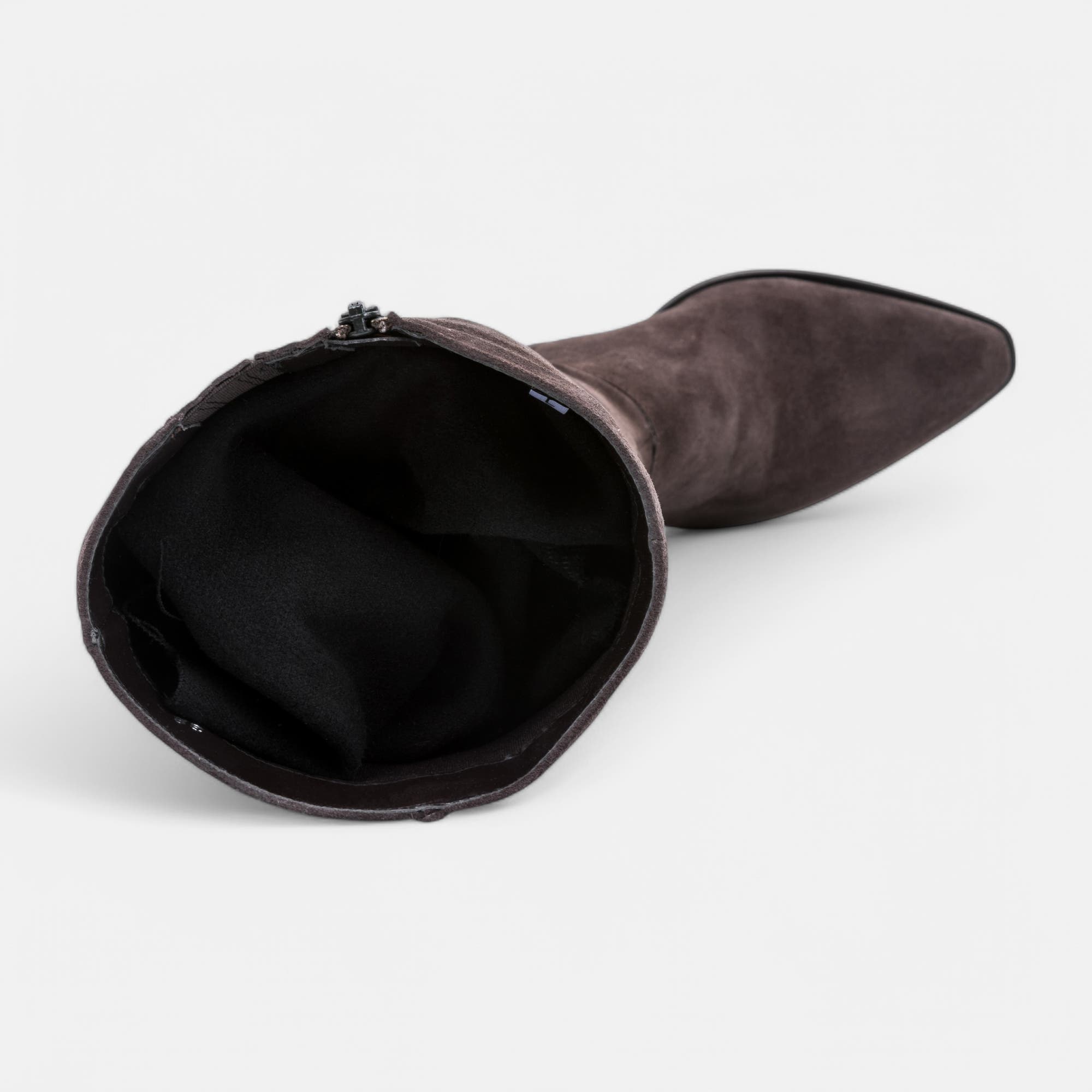 Bottes à talon Femme en cuir marron