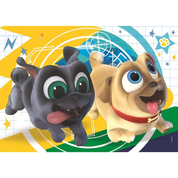 Clementoni - Puzzle SuperColor 2x20 pièces - Puppy Dog Pals