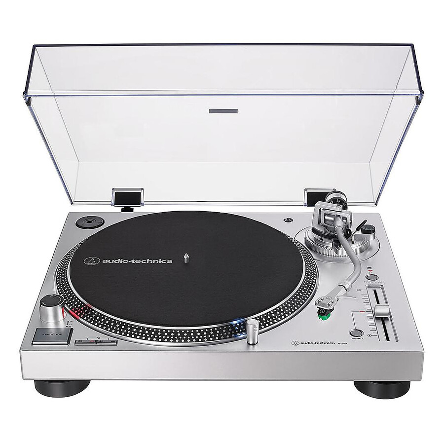 Audio-Technica AT-LP120XUSB Argent + Klipsch The Sevens Noir