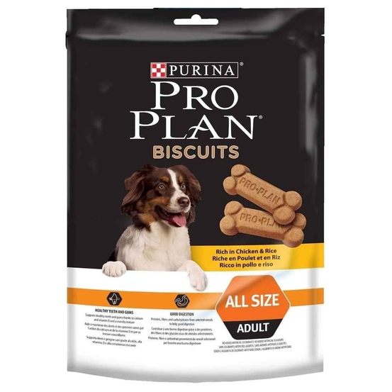 Biscuits Purina pour chien adulte : poulet et riz 400 gr