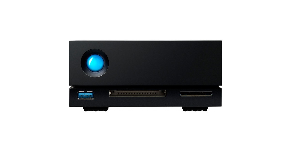 LaCie1big Dock 16 TB externe harde schijf  (Zwart, 2x Thunderbolt 3)