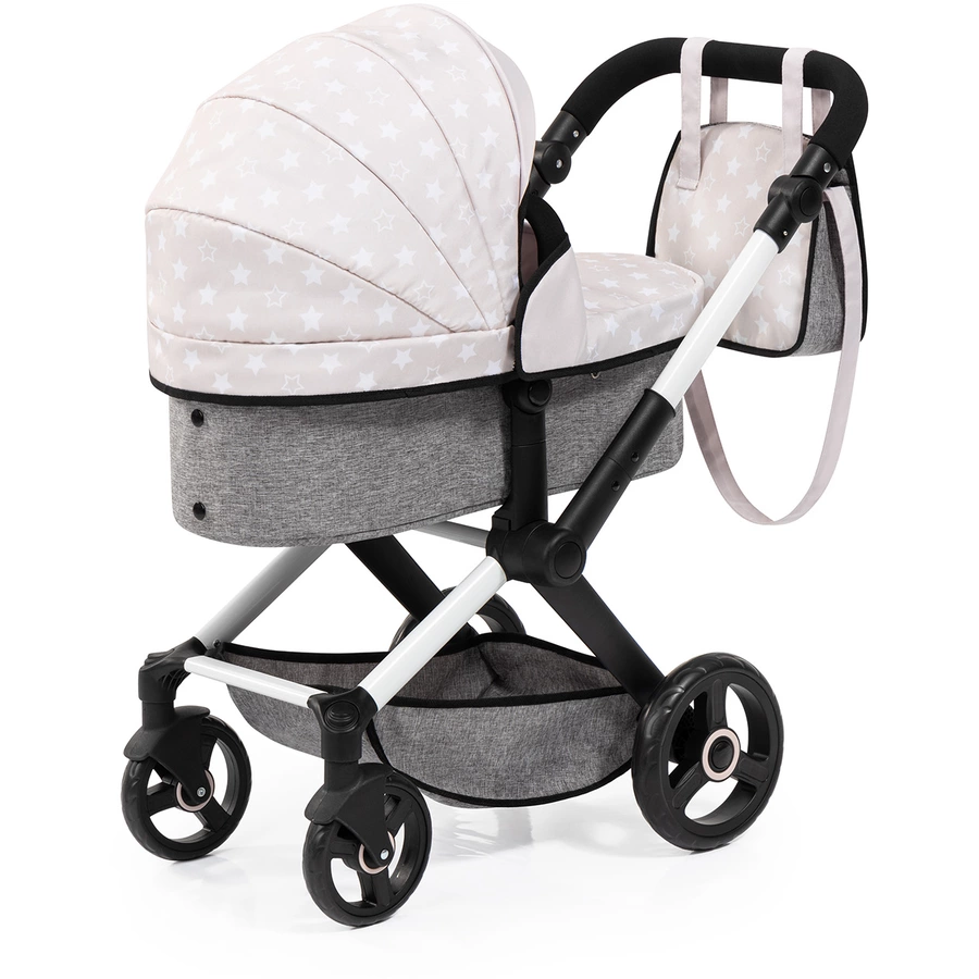 bayer Design Kombi-Puppenwagen Xeo RosaGrau