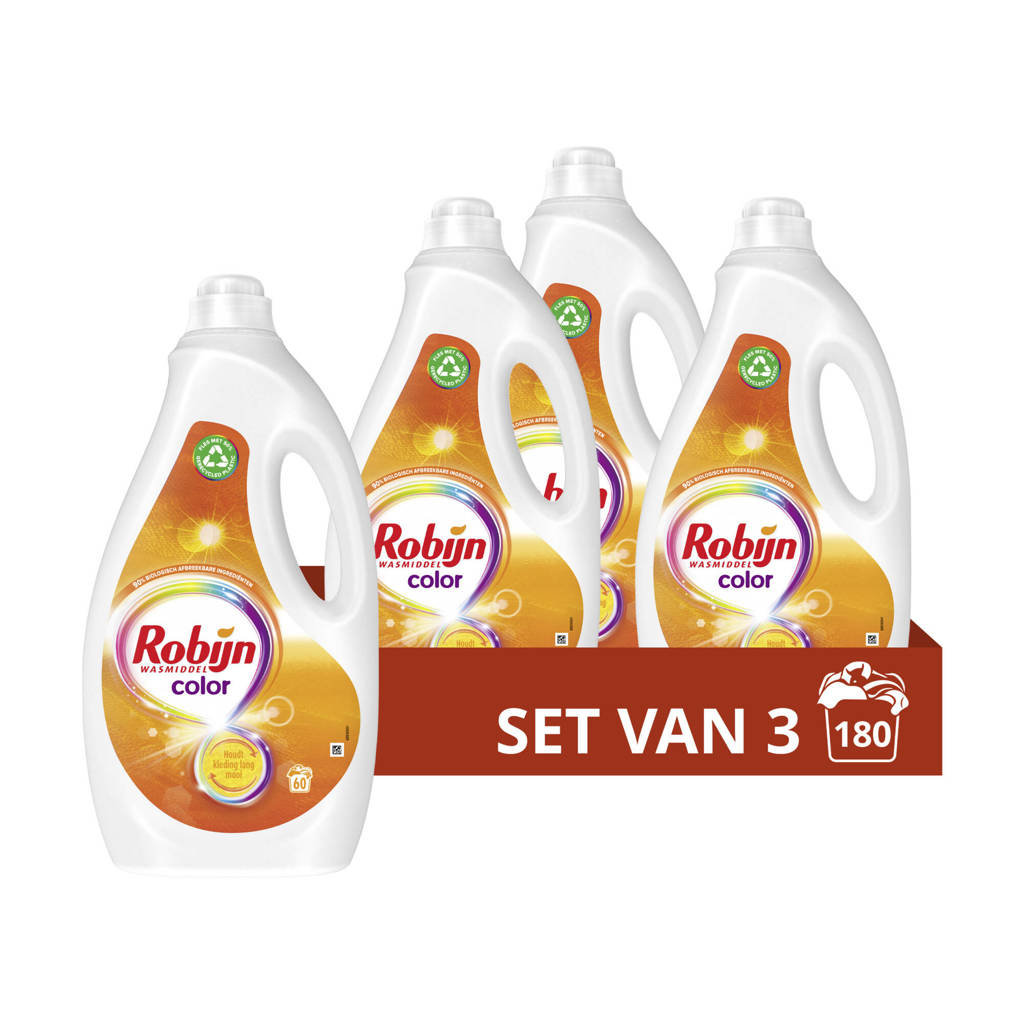 vloeibaar wasmiddel Color - 3 x 60 wasbeurten - 180 wasbeurten