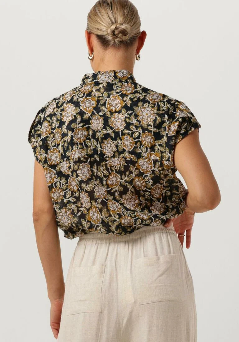 CIRCLE OF TRUST donkergroene circle of trust blouse lana blouse