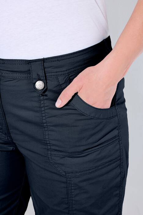 Cargo-Bermuda, Komfortbund, 4-Pocket-Schnitt, marine