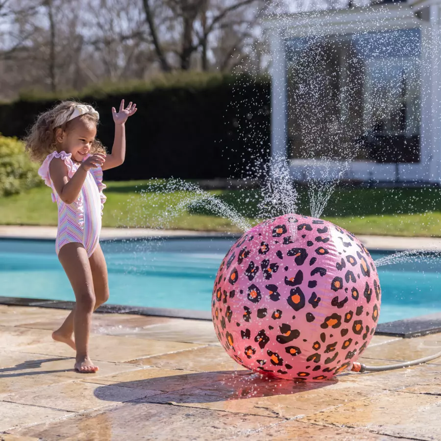 Swim Essentials Aufblasbarer Ballsprinkler Leopard 60 cm