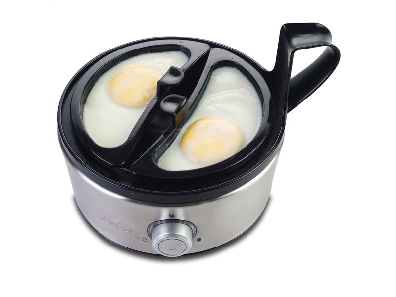 Solis Eierkocher Egg Boiler & More 8272 7 Eier, Silber Multifunktionaler Eierkocher