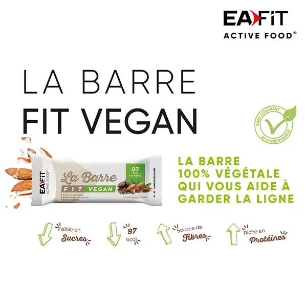 Eafit La Bar Fit Vegan Chocolate Almond Flavor 28g