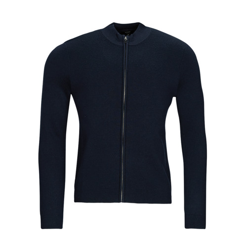 Superdry - STUDIOS MERINO ZIP THROUGH - Eclipse Navy