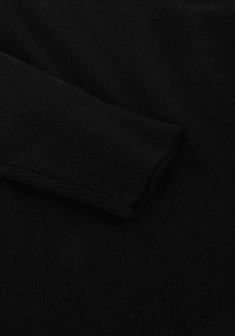 zwarte resort finest trui v-neck cape sweater