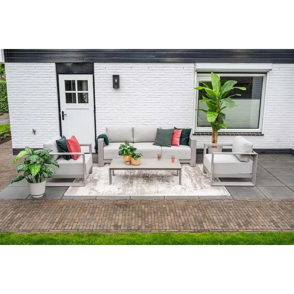 Levanto loungetafel - 140x68 cm - taupe