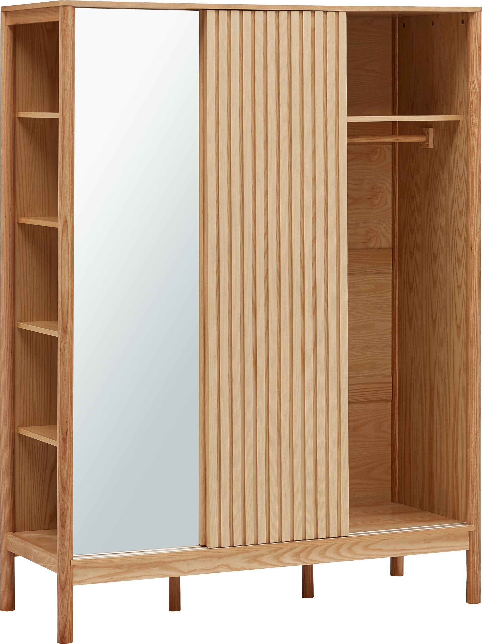 FRANCOISE Schrank - Esche / B: 135.0 cm x T: 55.0 cm x H: 180.0 cm