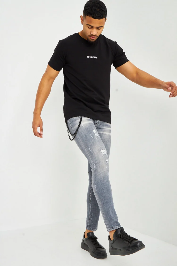 T-shirt noir Brentiny
