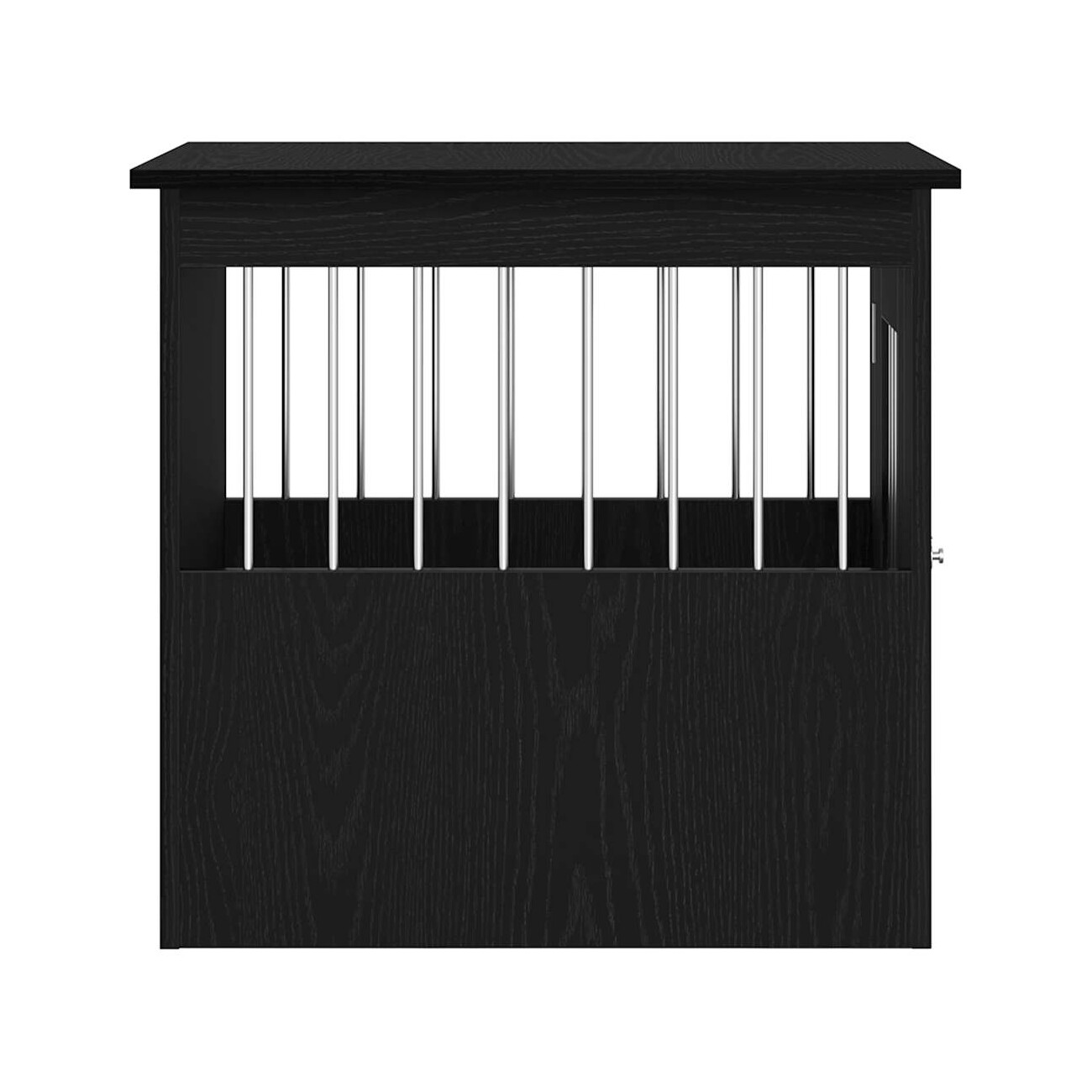 VidaXL Hundekäfig im Möbel-Stil graphit schwarz 62 cm, 45 cm, 59 cm