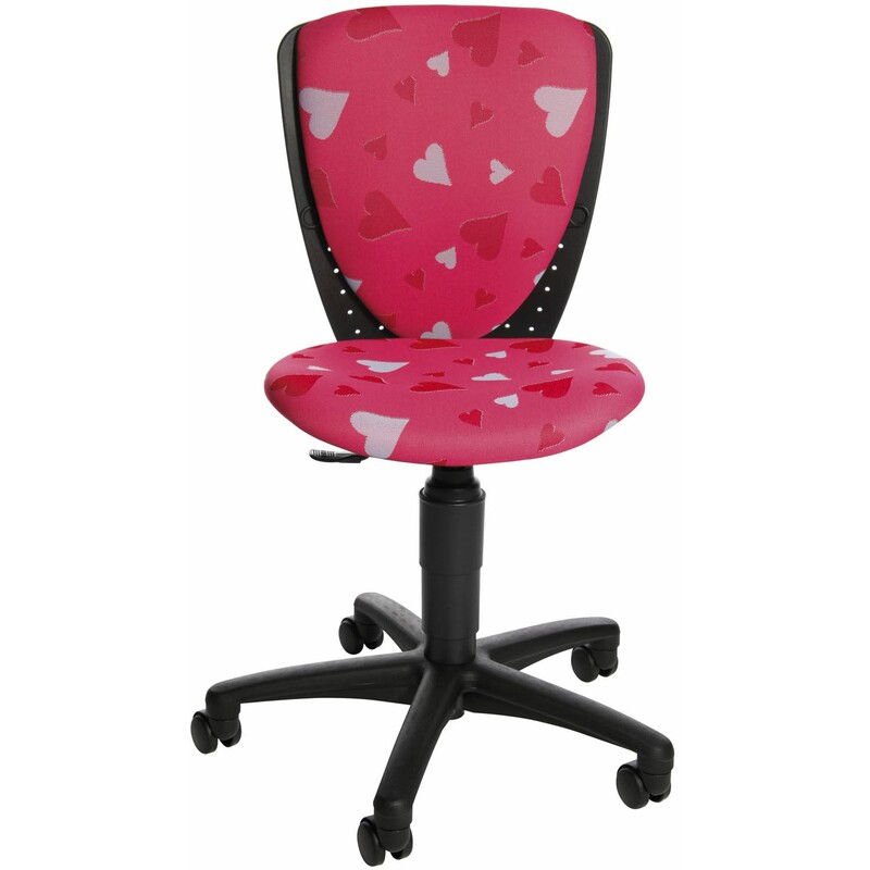 Topstar S'cool Kinderbürostuhl Herzchen, rosa