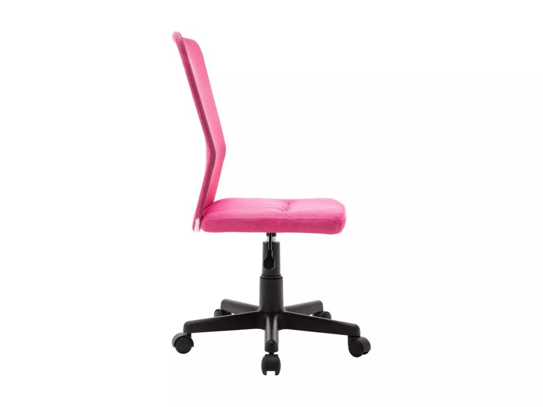 Chaise de bureau Rose 44x52x100 cm Tissu en maille