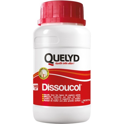 Quelyd dissoucol décolle revêtements muraux flacon 250cc