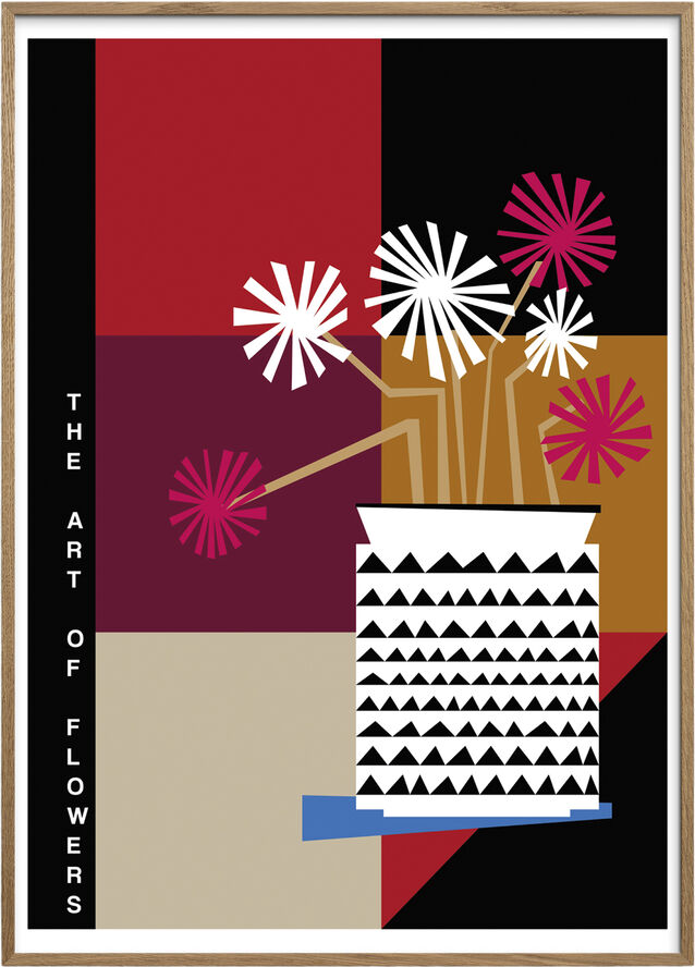 Poster & Frame Frances Collett - The Art Of Flowers Pink Flerfarvet