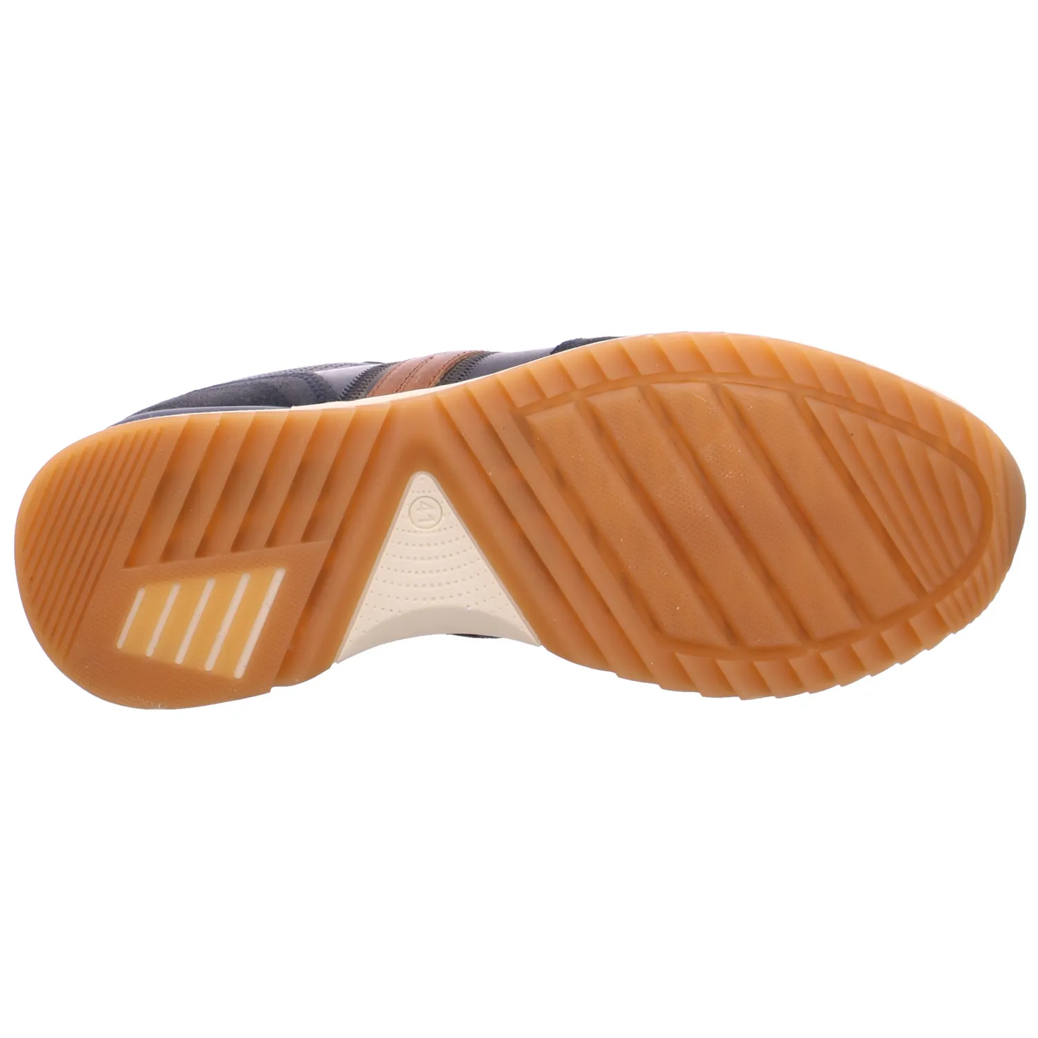 BULLBOXER Halbschuhe Sneaker Blau Leder