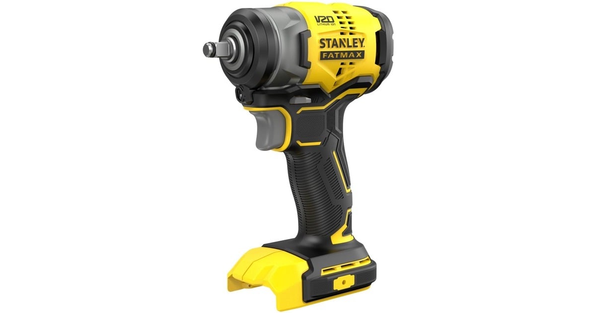 StanleyFATMAX 20V 18V BL Slagmoersleutel  (Geel/zwart, Zonder accu en oplader)