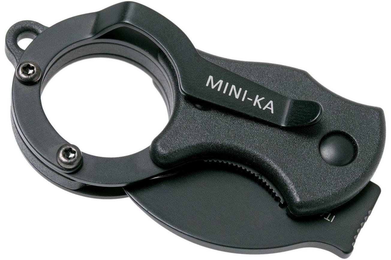 Fox Mini-KA FX-535B Black & Black, karambit sleutelhangermes