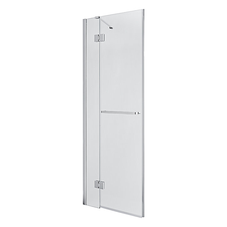 Porte de douche semi pivotante GoodHome Naya transparent 90 cm