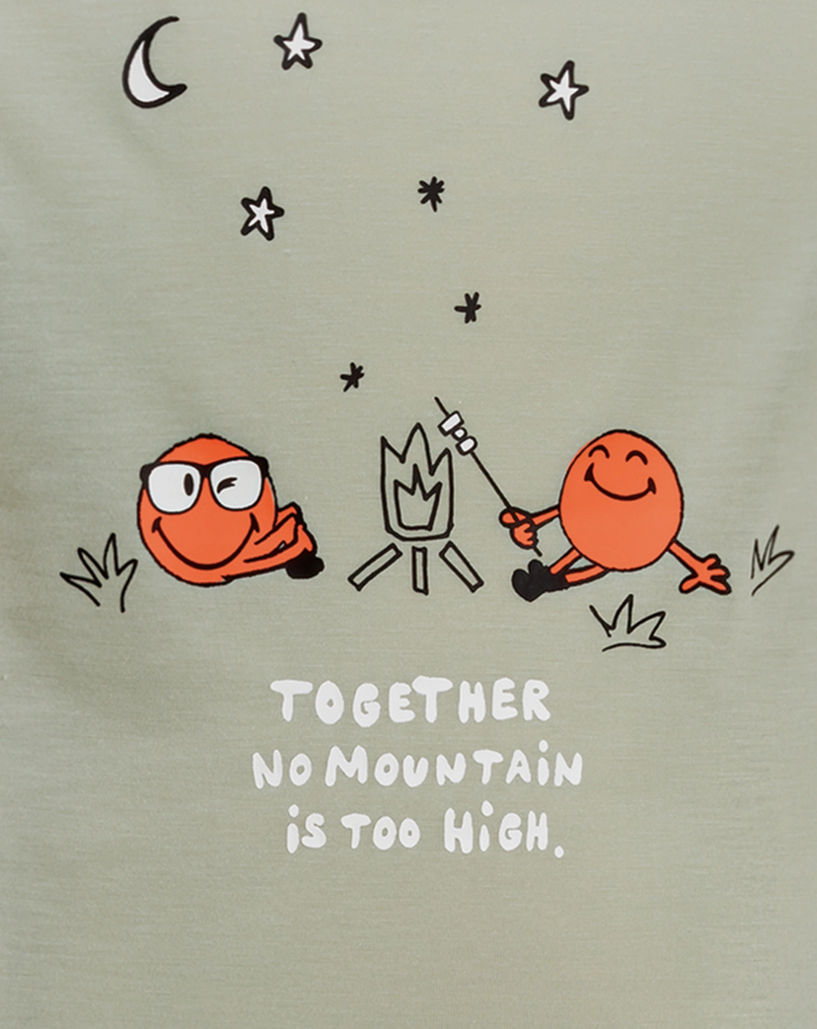 T-Shirt SMILEYWORLD CAMP in mint leaf