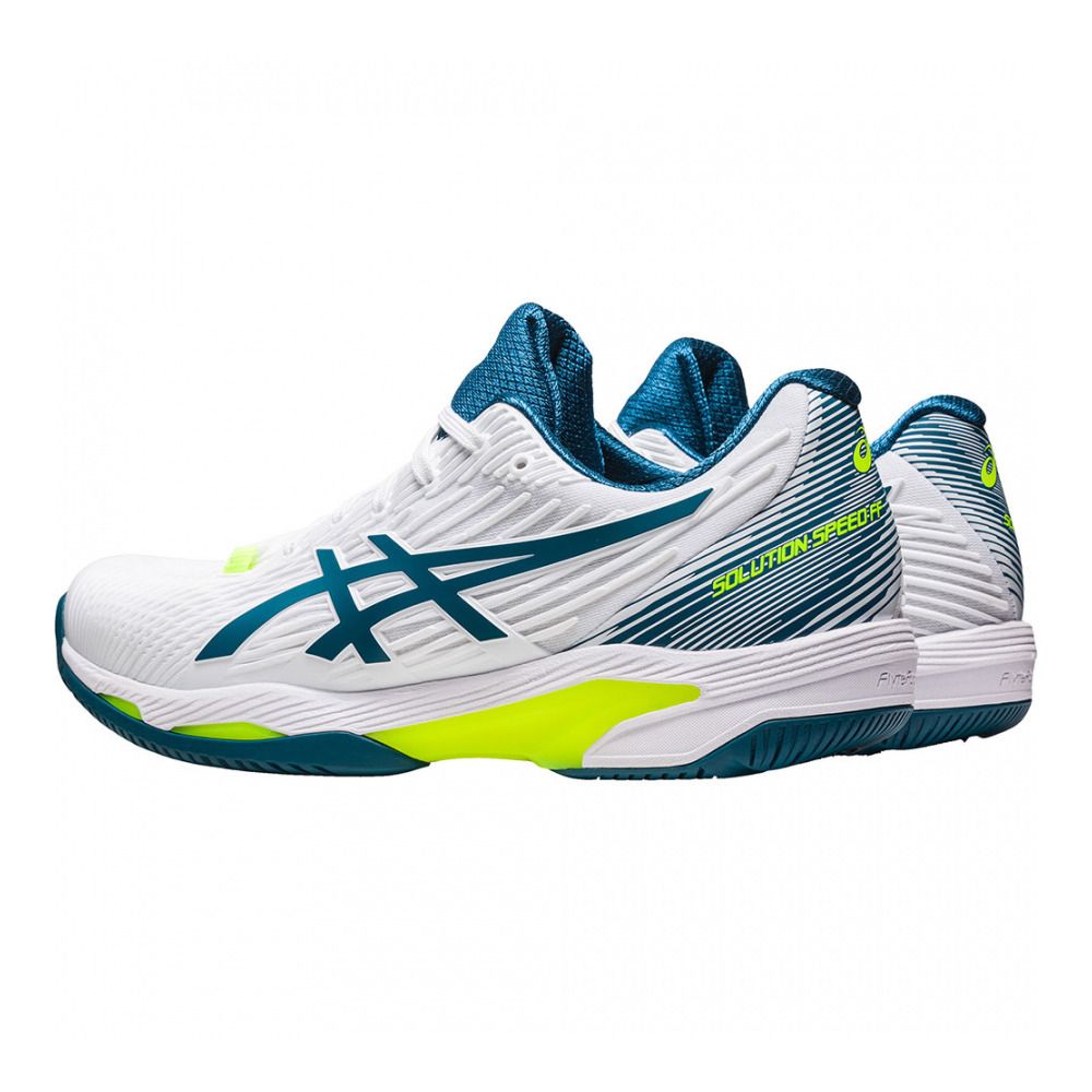 Asics SOLUTION SPEED FF 2 - Chaussures de tennis Homme white/restful teal