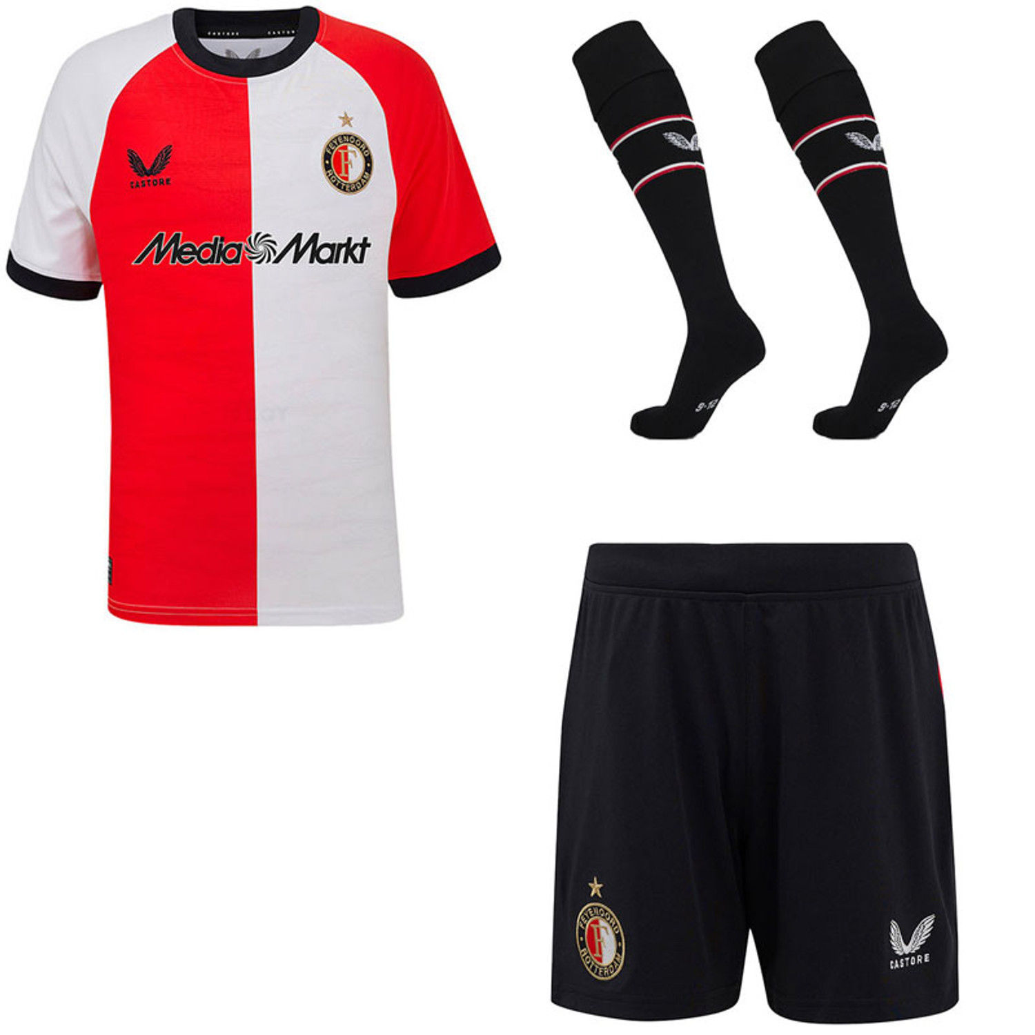 Castore Feyenoord Thuis Tenue Kids