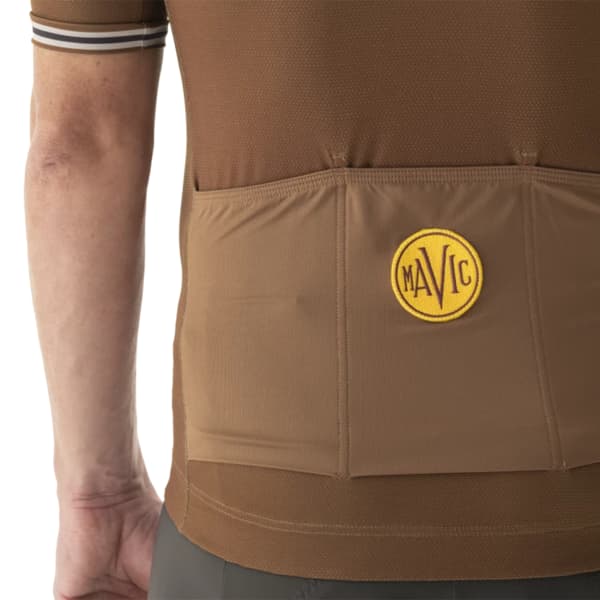 Maillot vélo MAVIC HERITAGE JERSEY BRONZE BLACK