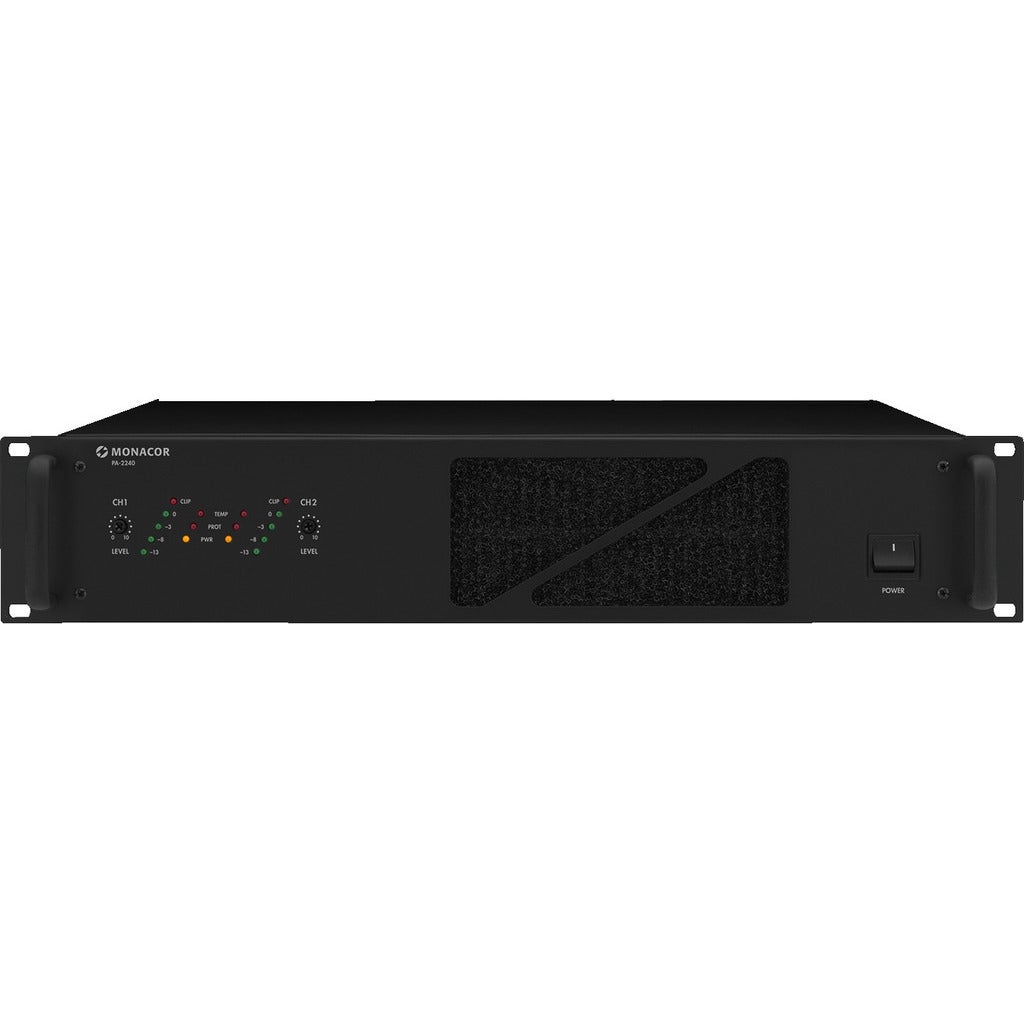 Monacor PA-2240 25V/44V/70V/100V versterker 480W