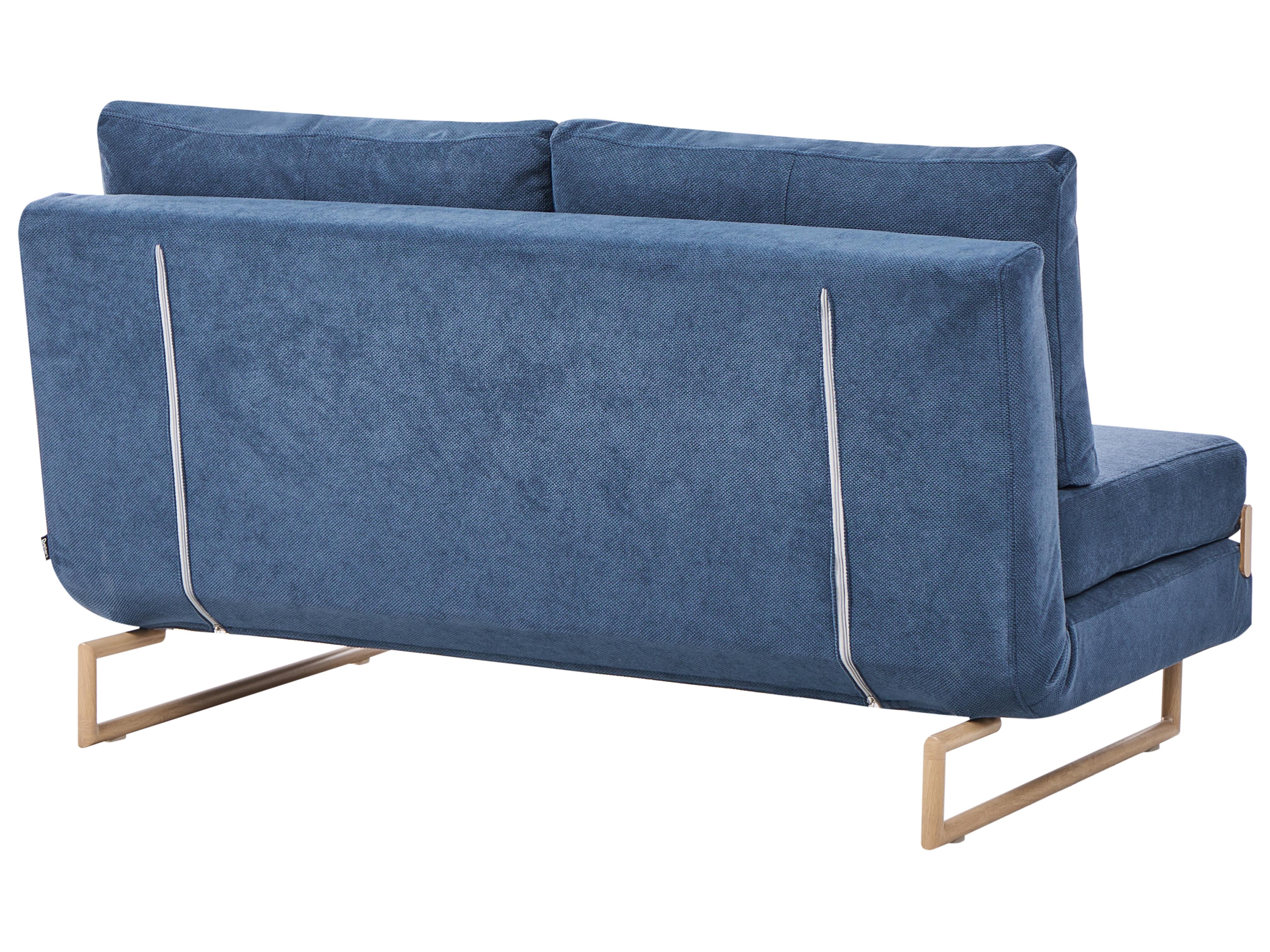 Slaapbank 3-zits JERSLEV Stof Blauw