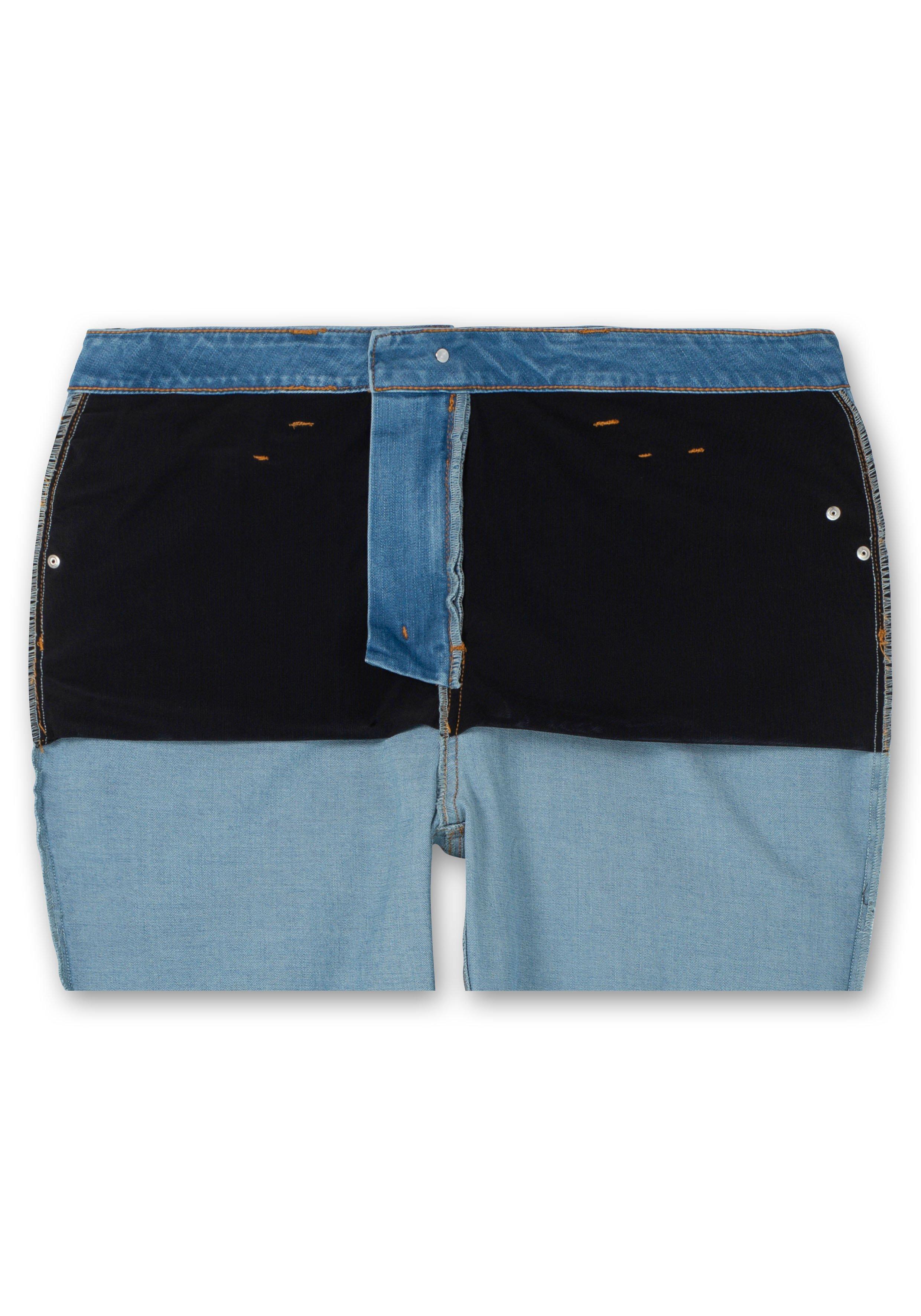 Gerade Jeans mit Shaping-Einsatz