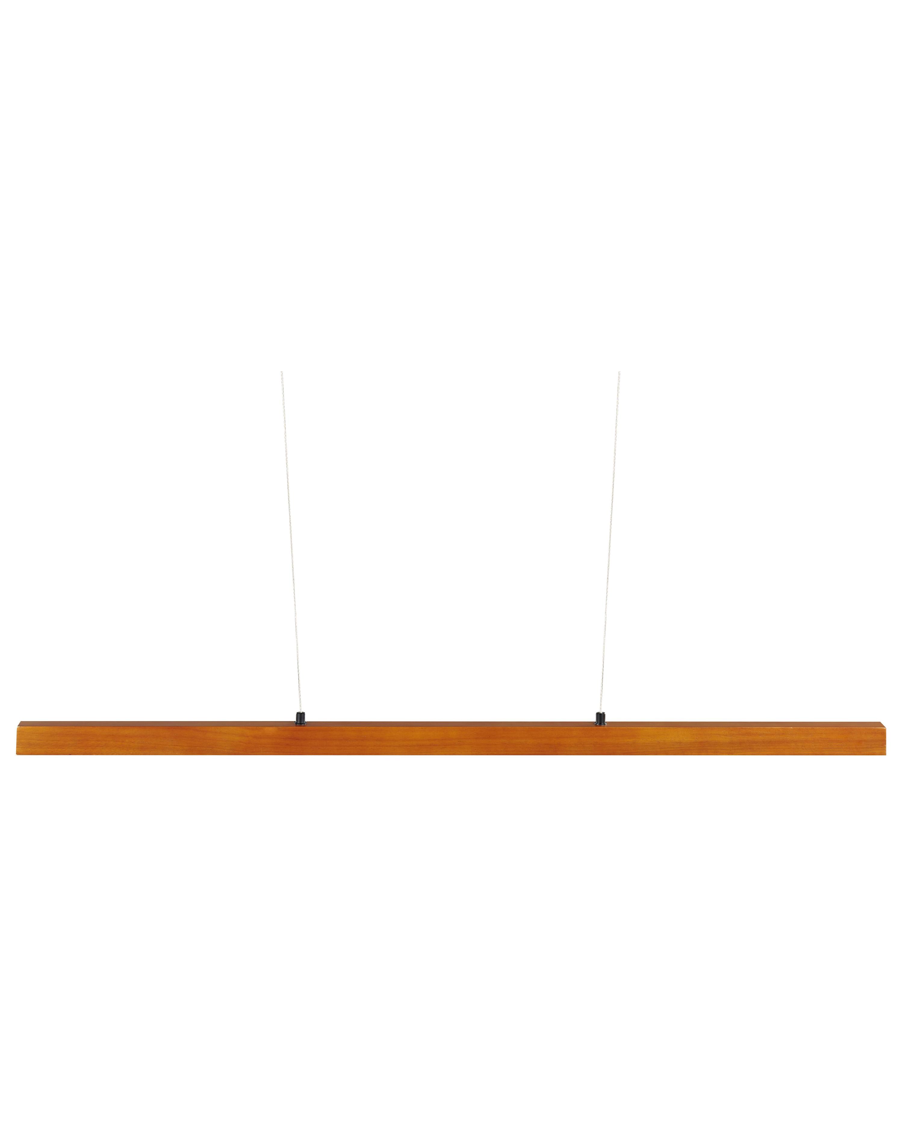 LED hanglamp STEWARTS met dimmer Eikenhout Donkerbruin