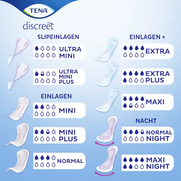 discreet extra Einlagen 10+2