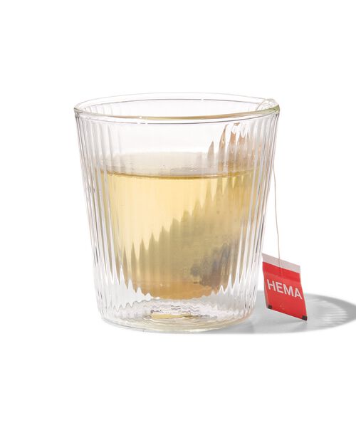verre à double paroi ligne relief 150ml