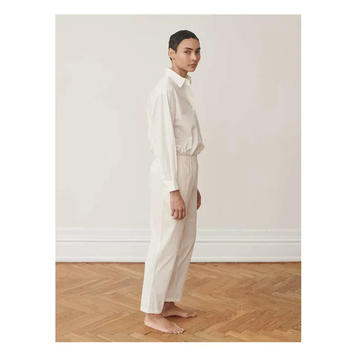 Skall Studio Pantalon Edgar Coton Bio | Ecru