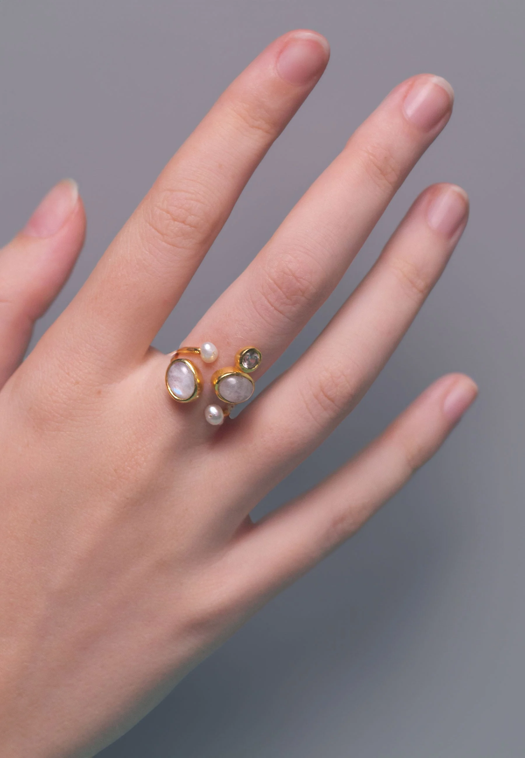 BAGUE AYLA - Bague ayla | Blanc