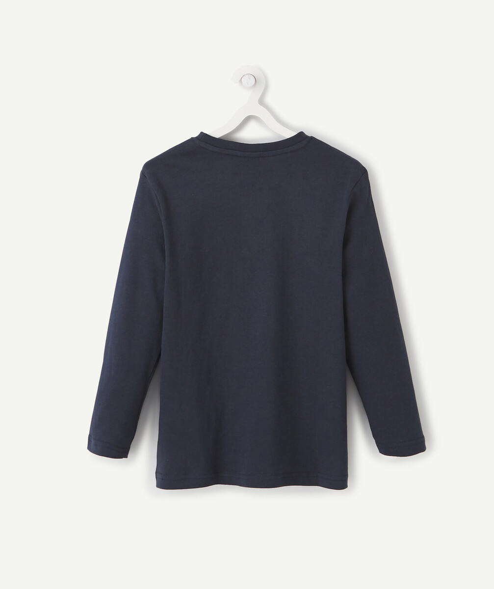 LE T-SHIRT BLEU MARINE EN COTON BIOLOGIQUE