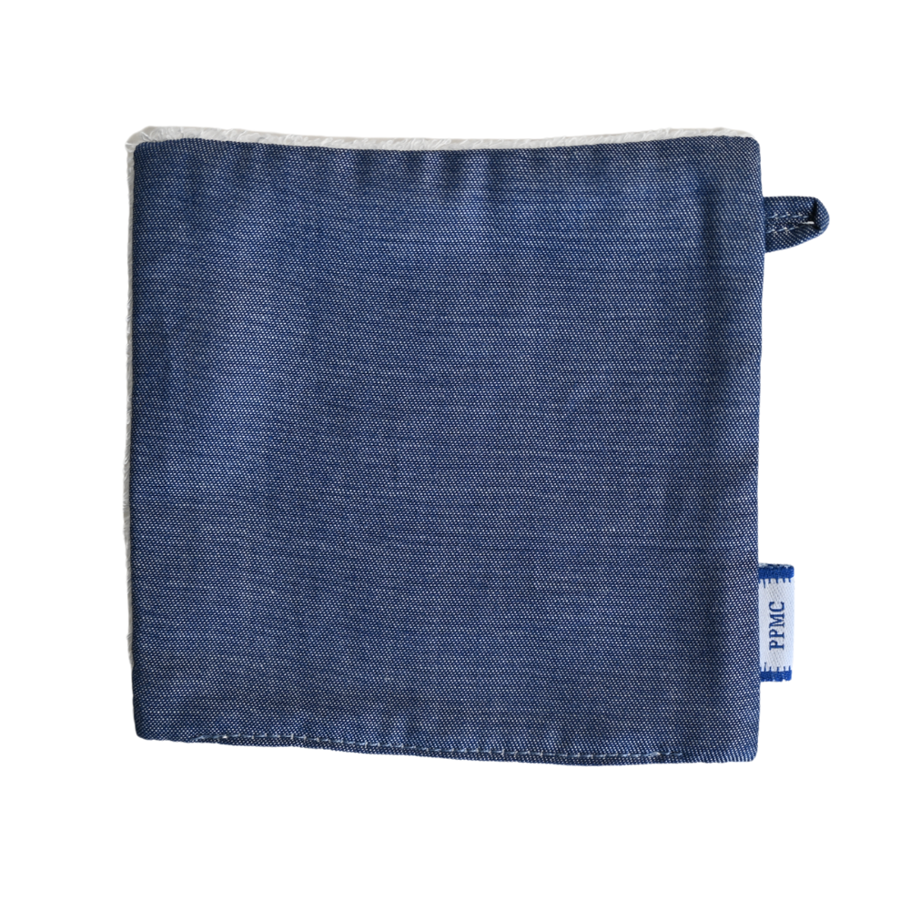 Carré Démaquillant Lavable Jean Fin