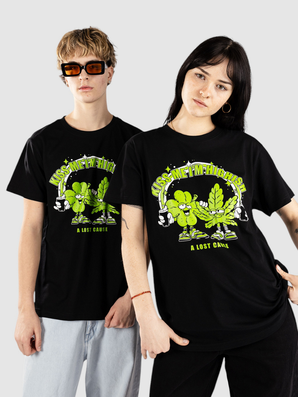 A Lost Cause Highish T-Shirt black