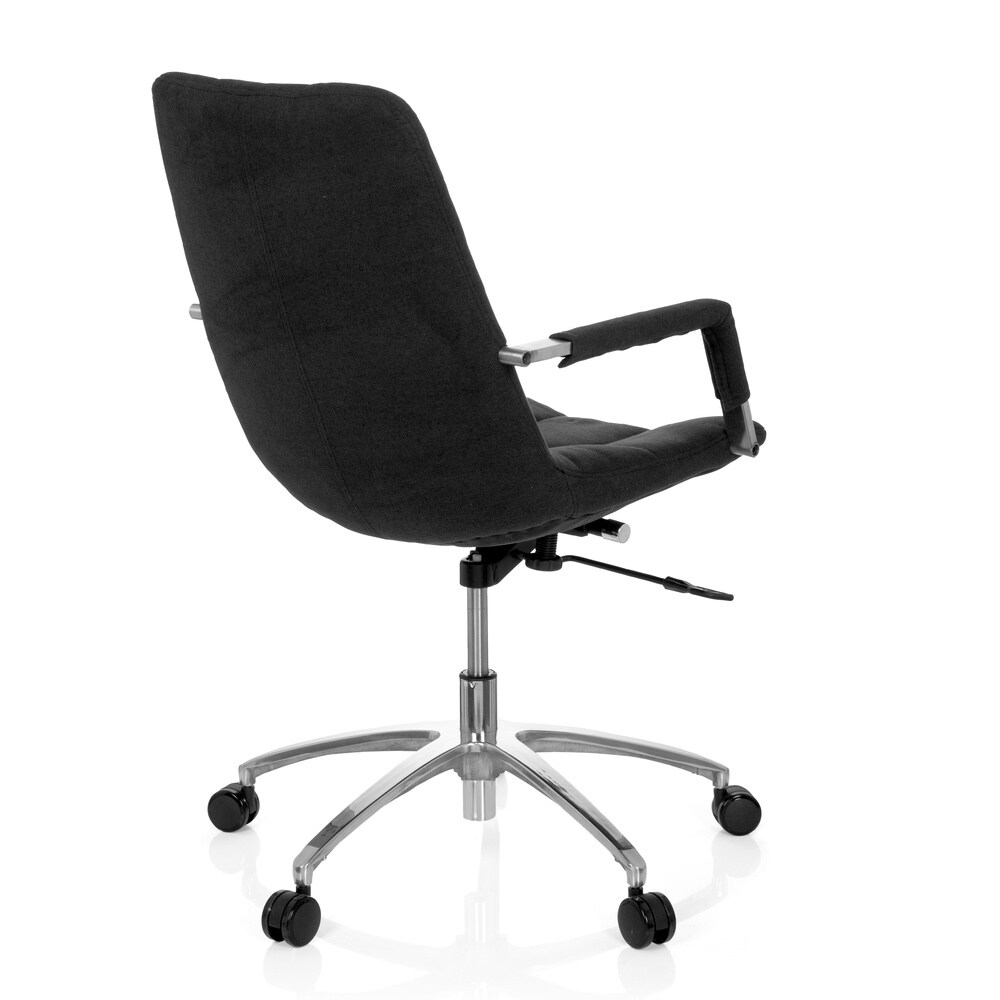 Home Office Bürostuhl SARANTO Stoff mit Armlehnen hjh OFFICE