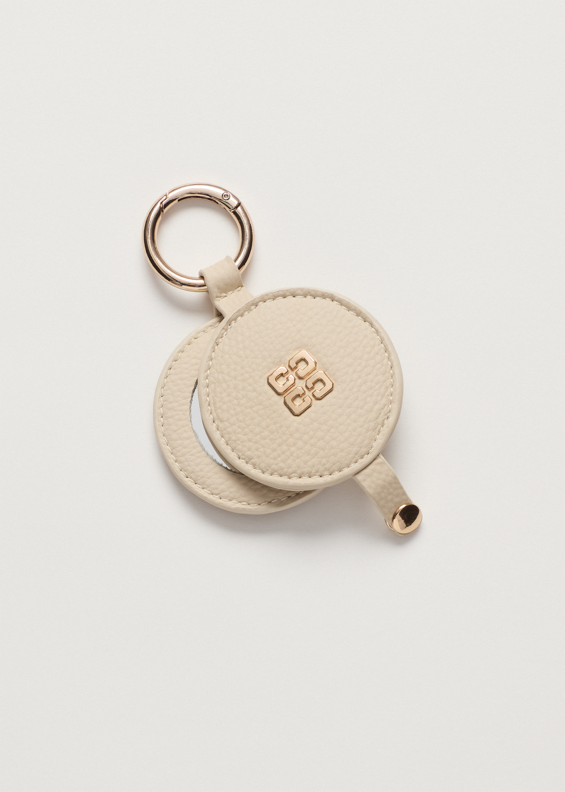 Bag charm met spiegel