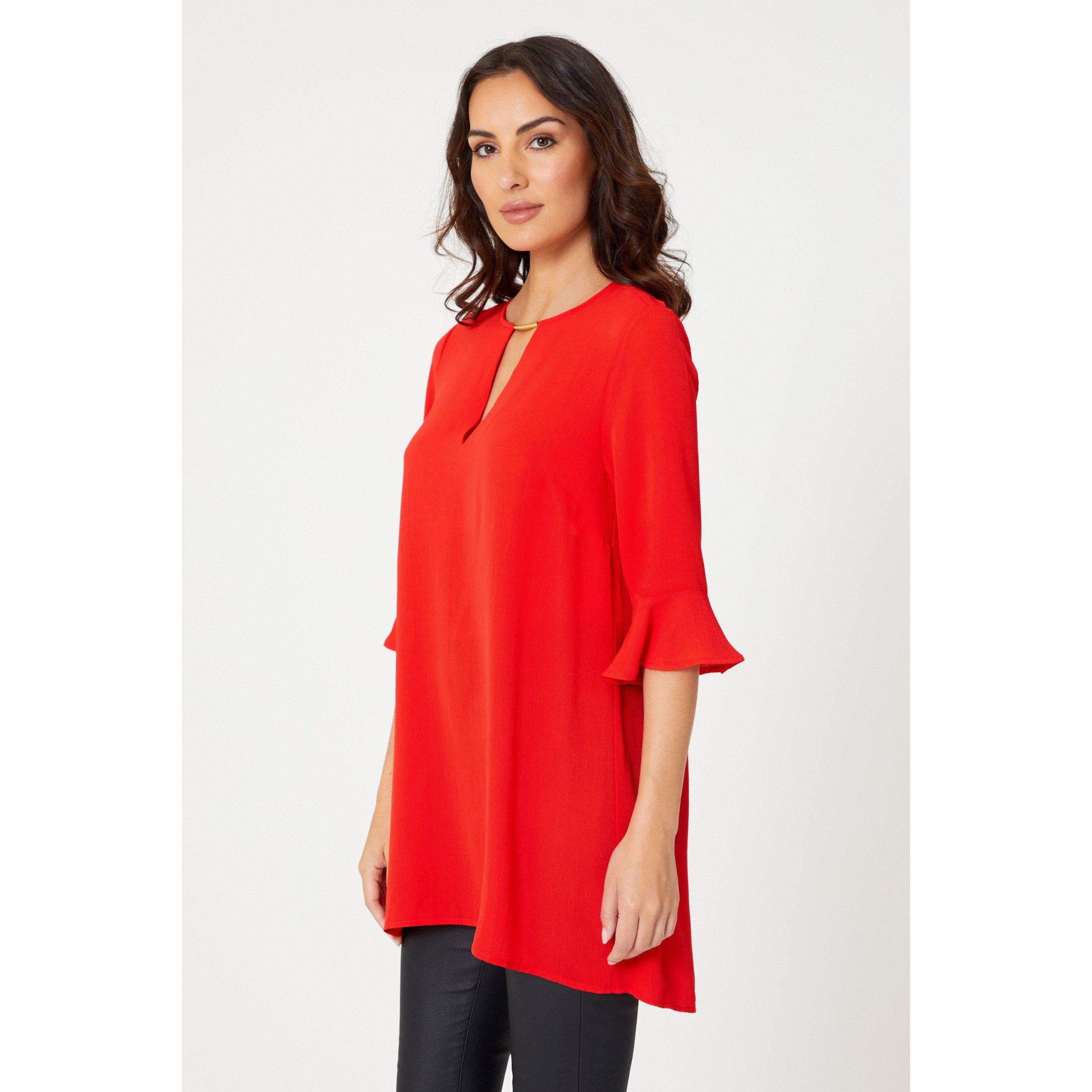 Be You Ladies Frill Sleeve Tunic